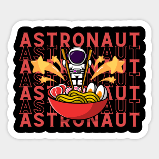 Astronaut Thinknoodles Sticker